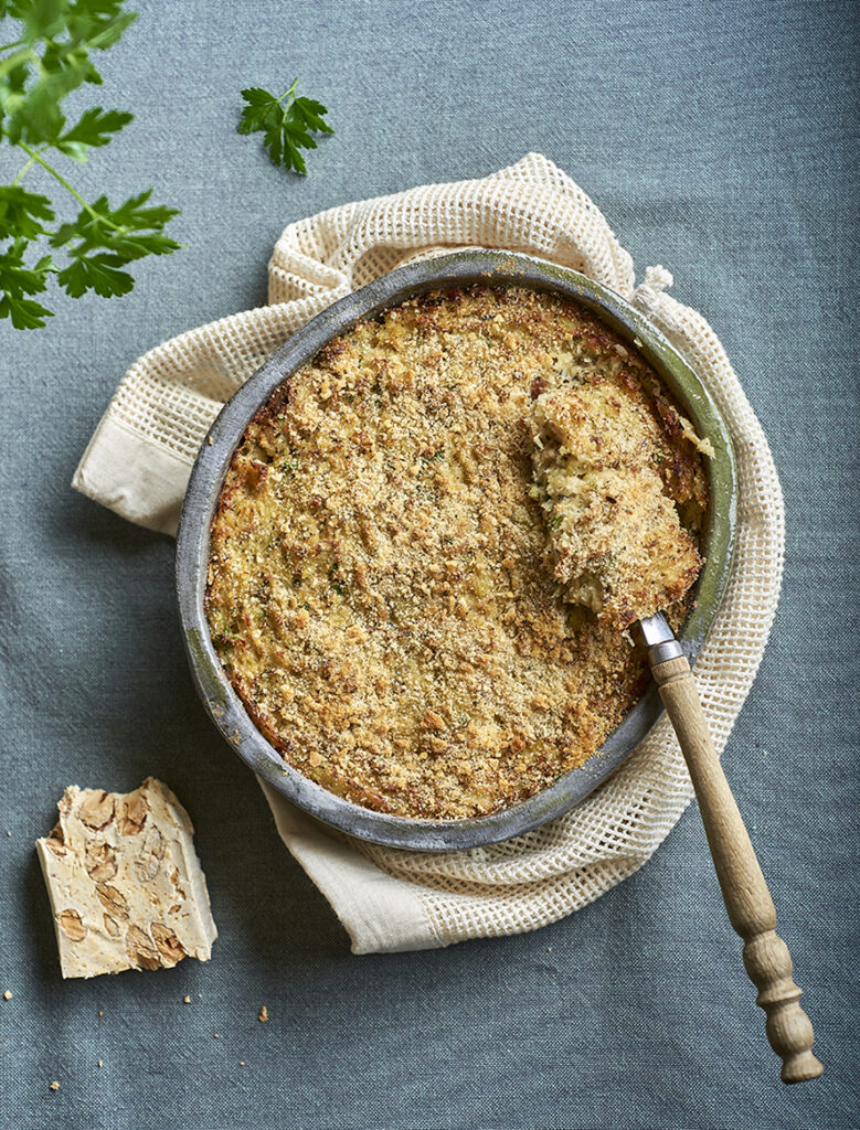 Brandade Parmentière. Livre de recettes : Le Nougat qui se cuisine