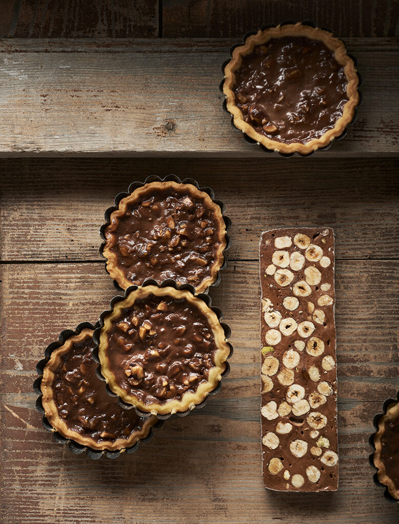 Tartelettes au chocolat. Livre de recettes : Le Nougat qui se cuisine